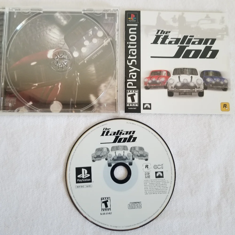 The Italian Job PS1 Sony PlayStation Video Game